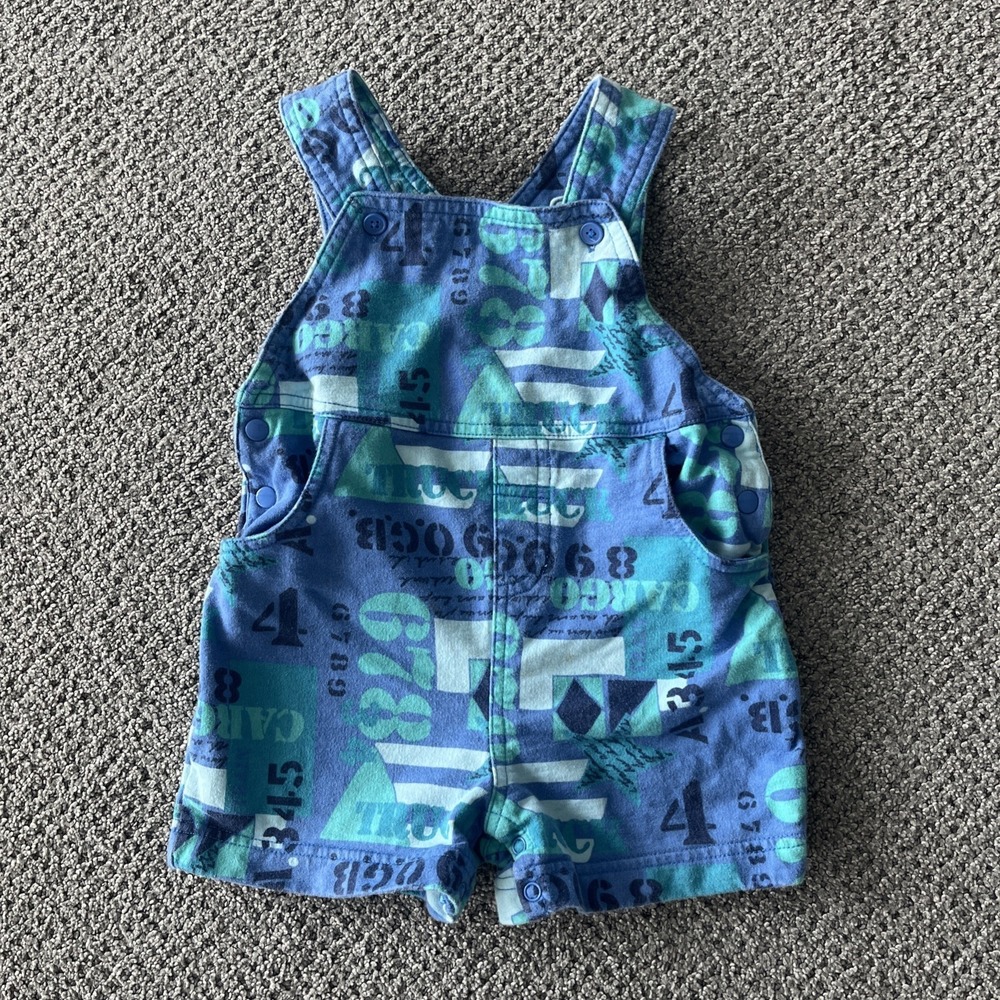Vintage Gymboree 1900's Rainbow Tag Shortalls, Romper. XS. Size 2/3